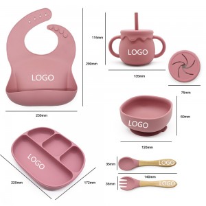 Set repas bébé : Assiette et cuillère en bois personnalisable en bois de  hêtre et silicone alimentaire.