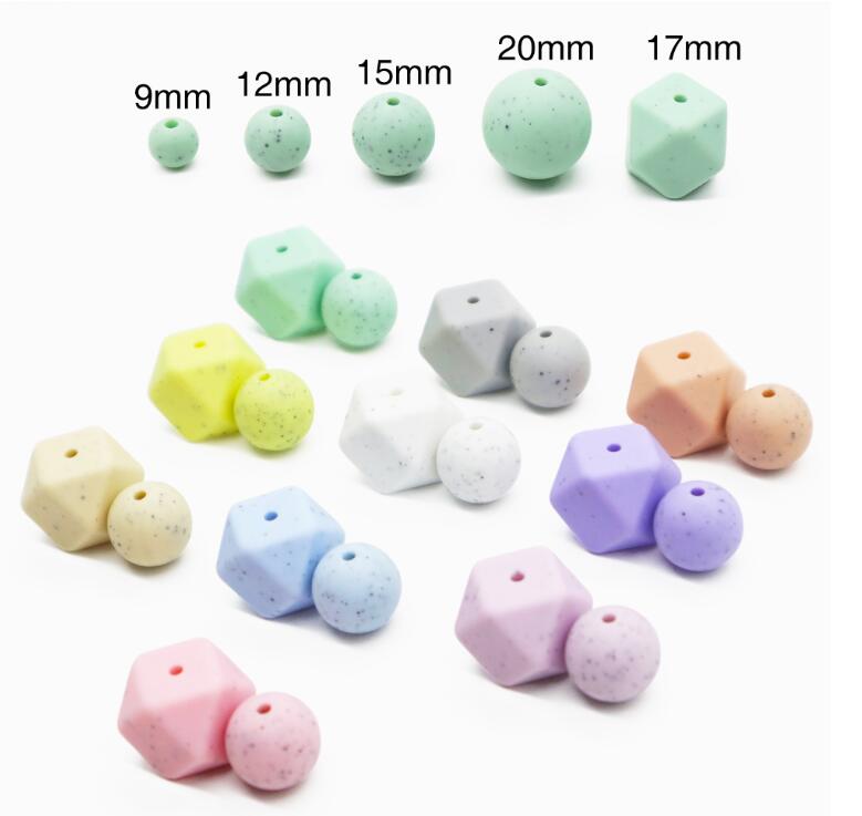 Food Grade 12mm Silicone Silicone Beads For Teething From
