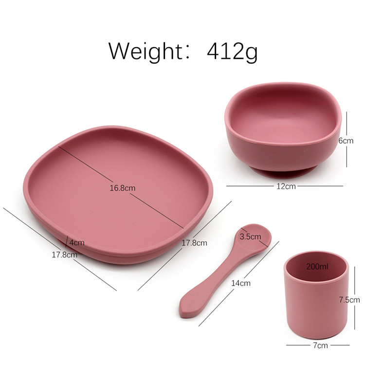 China Silicone Baby Bowl Suction Feeding No Spill l Melikey factory and  suppliers