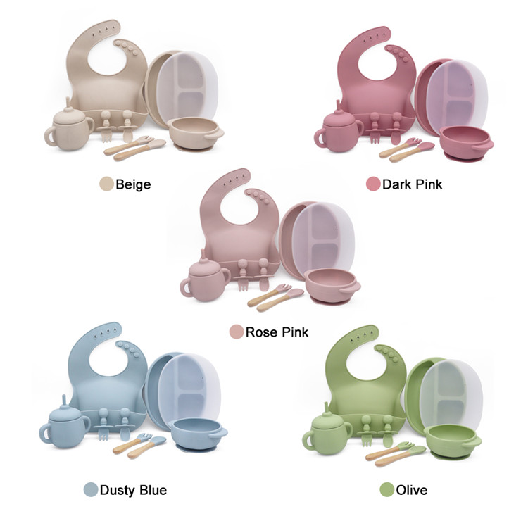 Bulk Buy Custom Silicone Baby Feeding Set Wholesale&Manufacturer
