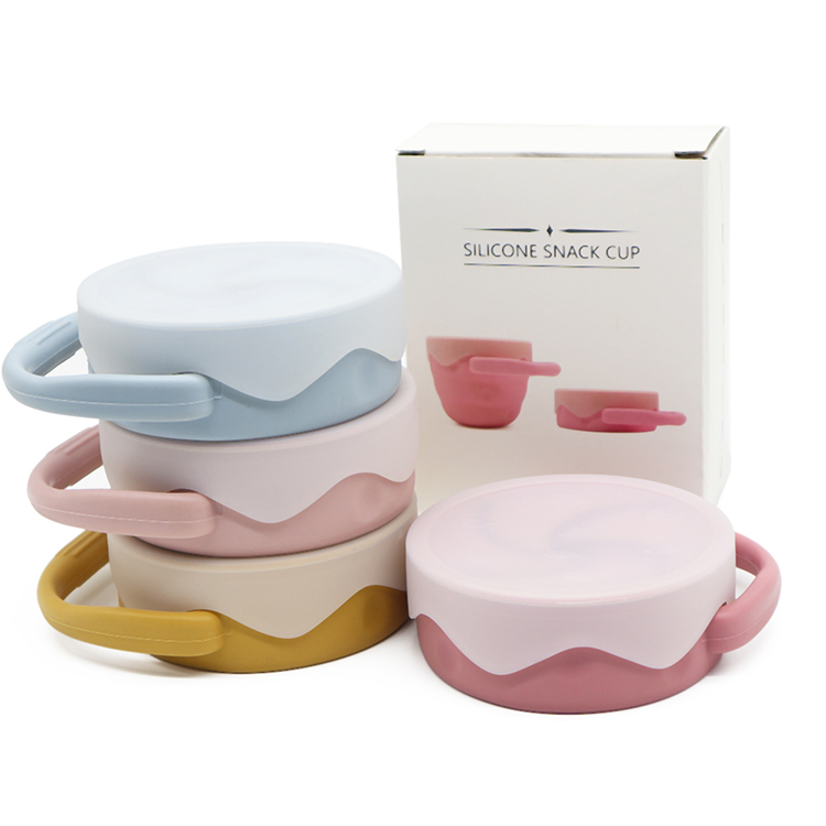  Lallisa 6 Pack Baby Silicone Snack Cup Collapsible