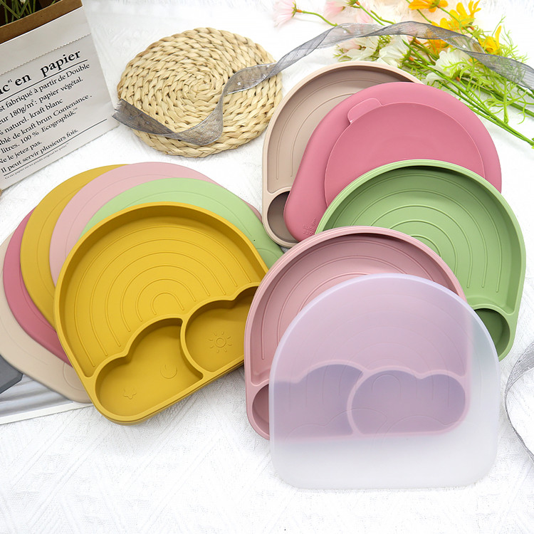 Factory Baby Feeding Supplies Food Grade Silicone Plate and Bowl
