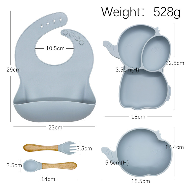 China Silicone Baby Bib And Feeding Bowl Toddler OEM Custom l Melikey  factory and suppliers